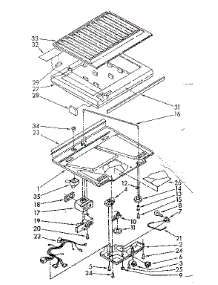 Compartment Separator And Control Parts parts for Kenmore Refrigerator 106.8768131 (1068768131, 106 8768131) from AppliancePartsPros.com