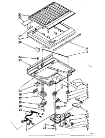 Compartment Separator And Control Parts parts for Kenmore Refrigerator 106.8768153 (1068768153, 106 8768153) from AppliancePartsPros.com