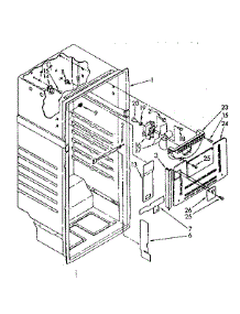 Liner Parts parts for Kenmore Refrigerator 106.8768175 (1068768175, 106 8768175) from AppliancePartsPros.com