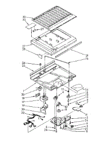 Compartment Separator Parts parts for Kenmore Refrigerator 106.8768175 (1068768175, 106 8768175) from AppliancePartsPros.com