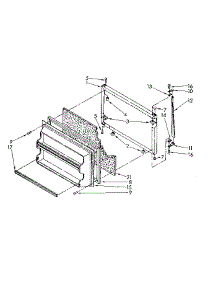 Freezer Door Parts parts for Kenmore Refrigerator 106.8768175 (1068768175, 106 8768175) from AppliancePartsPros.com