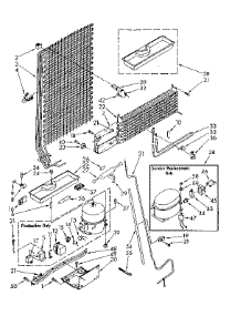 Unit Parts parts for Kenmore Refrigerator 106.8768175 (1068768175, 106 8768175) from AppliancePartsPros.com