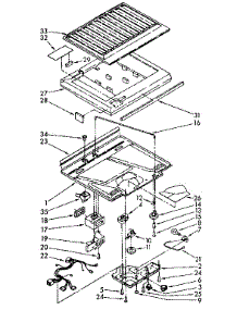 Compartment Separator Parts parts for Kenmore Refrigerator 106.8768473 (1068768473, 106 8768473) from AppliancePartsPros.com