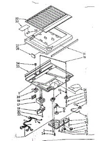 Compartment Separator Parts parts for Kenmore Refrigerator 106.8768812 (1068768812, 106 8768812) from AppliancePartsPros.com