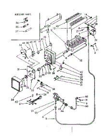 Icemaker Parts parts for Kenmore Refrigerator 106.8768812 (1068768812, 106 8768812) from AppliancePartsPros.com