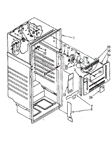Liner Parts parts for Kenmore Refrigerator 106.8768815 (1068768815, 106 8768815) from AppliancePartsPros.com