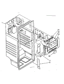 Liner Parts parts for Kenmore Refrigerator 106.8768832 (1068768832, 106 8768832) from AppliancePartsPros.com