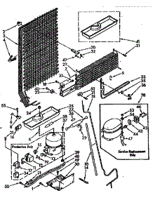 Unit Parts parts for Kenmore Refrigerator 106.8768833 (1068768833, 106 8768833) from AppliancePartsPros.com