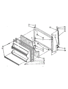 Freezer Door Parts parts for Kenmore Refrigerator 106.8768886 (1068768886, 106 8768886) from AppliancePartsPros.com