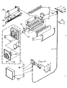 Icemaker Parts parts for Kenmore Refrigerator 106.8768886 (1068768886, 106 8768886) from AppliancePartsPros.com