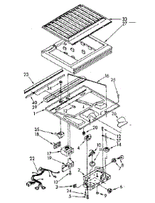 Compartment Separator Parts parts for Kenmore Refrigerator 106.8770360 (1068770360, 106 8770360) from AppliancePartsPros.com