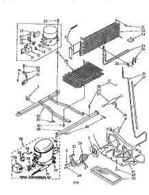 Unit Parts parts for Kenmore Refrigerator 106.8770360 (1068770360, 106 8770360) from AppliancePartsPros.com