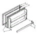 Freezer Interior Door Panel Parts