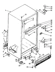 Cabinet Parts parts for Kenmore Refrigerator 106.8770911 (1068770911, 106 8770911) from AppliancePartsPros.com