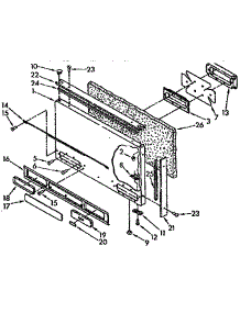 Freezer Exterior Door Panel parts for Kenmore Refrigerator 106.8770930 (1068770930, 106 8770930) from AppliancePartsPros.com