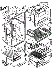 Liner parts for Kenmore Refrigerator 106.8770930 (1068770930, 106 8770930) from AppliancePartsPros.com