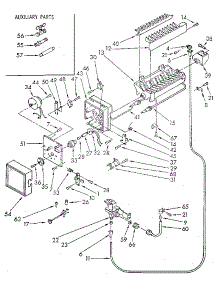Icemaker parts for Kenmore Refrigerator 106.8772670 (1068772670, 106 8772670) from AppliancePartsPros.com