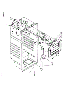 Liner Parts parts for Kenmore Refrigerator 106.8776360 (1068776360, 106 8776360) from AppliancePartsPros.com