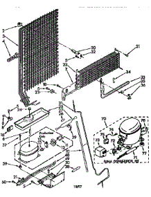 Unit Parts parts for Kenmore Refrigerator 106.8778270 (1068778270, 106 8778270) from AppliancePartsPros.com