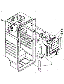 Liner Parts parts for Kenmore Refrigerator 106.8778446 (1068778446, 106 8778446) from AppliancePartsPros.com