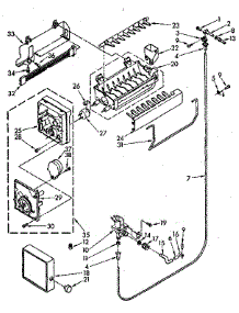 Icemaker Parts parts for Kenmore Refrigerator 106.8778446 (1068778446, 106 8778446) from AppliancePartsPros.com