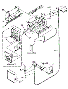 Icemaker Parts parts for Kenmore Refrigerator 106.8780630 (1068780630, 106 8780630) from AppliancePartsPros.com