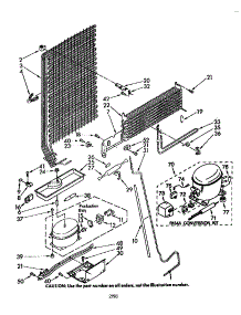 Unit Parts parts for Kenmore Refrigerator 106.8788400 (1068788400, 106 8788400) from AppliancePartsPros.com