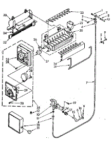 Icemaker Parts parts for Kenmore Refrigerator 106.8788431 (1068788431, 106 8788431) from AppliancePartsPros.com
