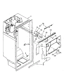 Liner parts for Kenmore Refrigerator 106.8790384 (1068790384, 106 8790384) from AppliancePartsPros.com