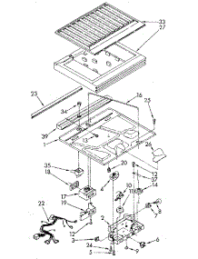 Compartment Separator parts for Kenmore Refrigerator 106.8790672 (1068790672, 106 8790672) from AppliancePartsPros.com