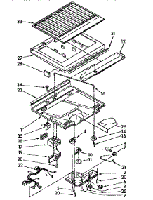 Compartment Separator parts for Kenmore Refrigerator 106.8798210 (1068798210, 106 8798210) from AppliancePartsPros.com