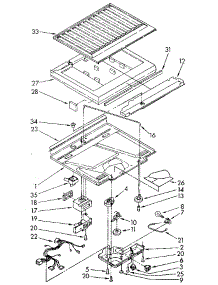 Compartment Separator parts for Kenmore Refrigerator 106.8798291 (1068798291, 106 8798291) from AppliancePartsPros.com