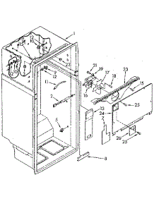 Liner parts for Kenmore Refrigerator 106.8798614 (1068798614, 106 8798614) from AppliancePartsPros.com