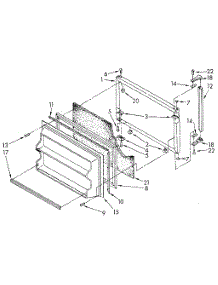 Freezer Door parts for Kenmore Refrigerator 106.9304280 (1069304280, 106 9304280) from AppliancePartsPros.com