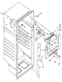 Liner parts for Kenmore Refrigerator 106.9304293 (1069304293, 106 9304293) from AppliancePartsPros.com