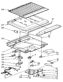 Compartment Separator parts for Kenmore Refrigerator 106.9304703 (1069304703, 106 9304703) from AppliancePartsPros.com
