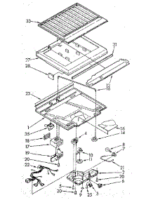 Compartment Separator parts for Kenmore Refrigerator 106.9306280 (1069306280, 106 9306280) from AppliancePartsPros.com