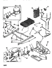 Unit parts for Kenmore Refrigerator 106.9412380 (1069412380, 106 9412380) from AppliancePartsPros.com