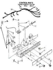 Control parts for Kenmore Refrigerator 106.9515510 (1069515510, 106 9515510) from AppliancePartsPros.com