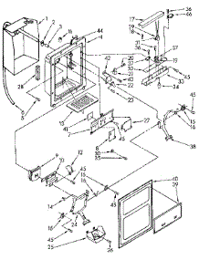 Dispenser Front parts for Kenmore Refrigerator 106.9515752 (1069515752, 106 9515752) from AppliancePartsPros.com