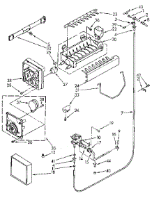 Icemaker parts for Kenmore Refrigerator 106.9515752 (1069515752, 106 9515752) from AppliancePartsPros.com