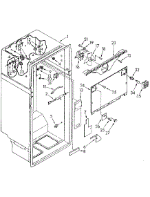 Liner parts for Kenmore Refrigerator 106.9605661 (1069605661, 106 9605661) from AppliancePartsPros.com