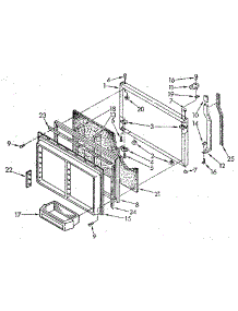 Freezer Door parts for Kenmore Refrigerator 106.9605672 (1069605672, 106 9605672) from AppliancePartsPros.com