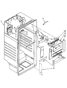 Liner parts for Kenmore Refrigerator 106.9608512 (1069608512, 106 9608512) from AppliancePartsPros.com