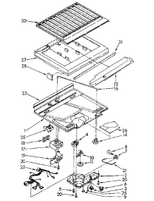 Compartment Separator parts for Kenmore Refrigerator 106.9608512 (1069608512, 106 9608512) from AppliancePartsPros.com