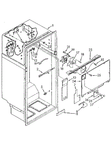Liner parts for Kenmore Refrigerator 106.9608763 (1069608763, 106 9608763) from AppliancePartsPros.com