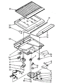 Compartment Separator parts for Kenmore Refrigerator 106.9618480 (1069618480, 106 9618480) from AppliancePartsPros.com