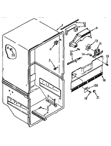 Liner Parts parts for Kenmore Refrigerator 106.9631621 (1069631621, 106 9631621) from AppliancePartsPros.com