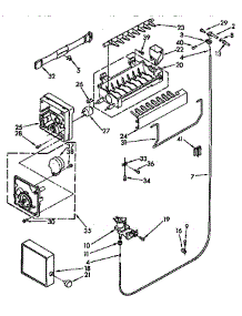 Icemaker Parts parts for Kenmore Refrigerator 106.9631621 (1069631621, 106 9631621) from AppliancePartsPros.com