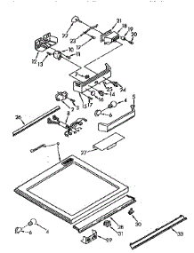 Compartment Separator parts for Kenmore Refrigerator 106.9631650 (1069631650, 106 9631650) from AppliancePartsPros.com